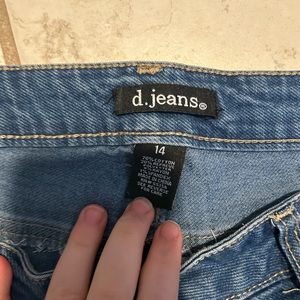 D.Jeans blue ripped skinny jeans